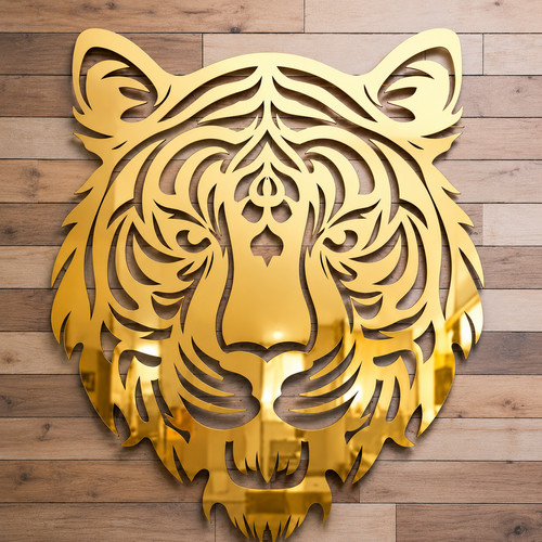 Tiger head wall art - tiger,