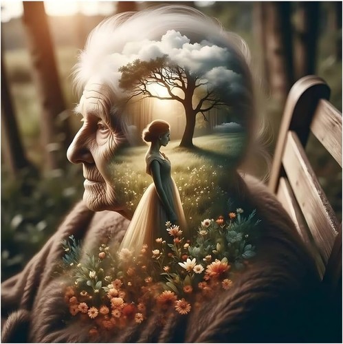 Old lady diamond painting - lady, kits