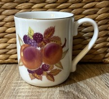 New Royal Worcester 'Evesham' Fine Porcelain Mug 3.5" Tall