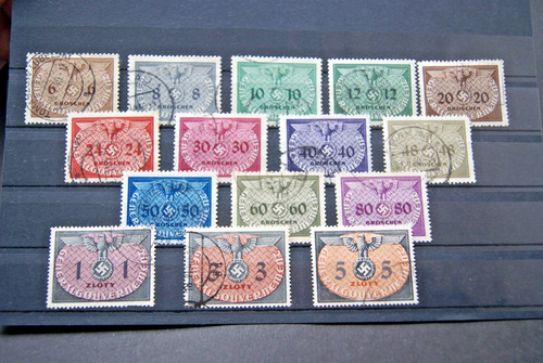 German stamps 1940 third - german, stamps.