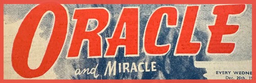 Oracle miracle magazine - &,