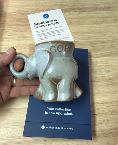 Elephant frankoma coffee - frankoma, cup