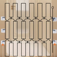 Retractable pet gate easy - retractable,