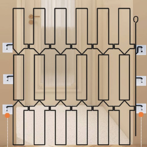 Retractable pet gate easy - retractable,