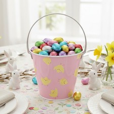 Pink Chick Easter Egg Hunt Tin