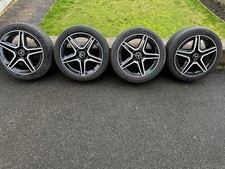 GENUINE SET MERCEDES A-CLASS W177 18 INCH AMG ALLOY WHEEL WITH TYRE A1774011500