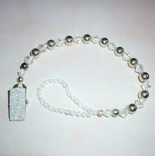 Simply White Silver Diamante