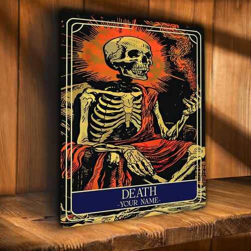 Personalised death tarot sign - personalised,