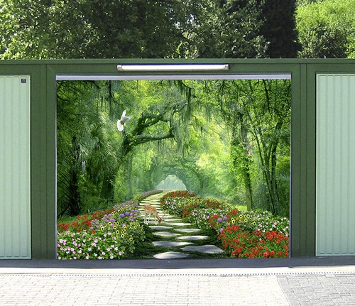 Colorful flower forest n124 - colorful,