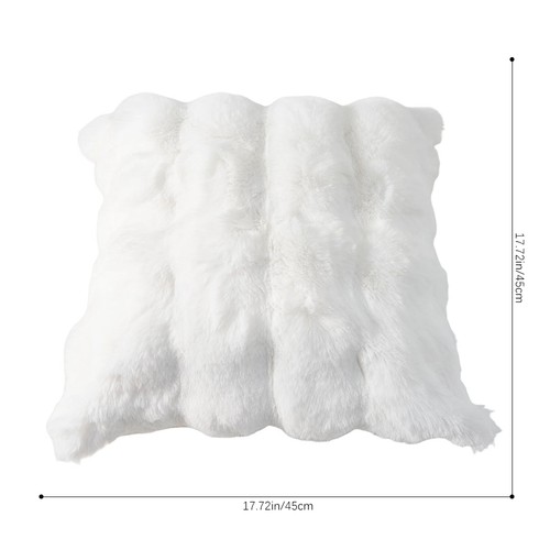 Plush throw pillow cover - throw,