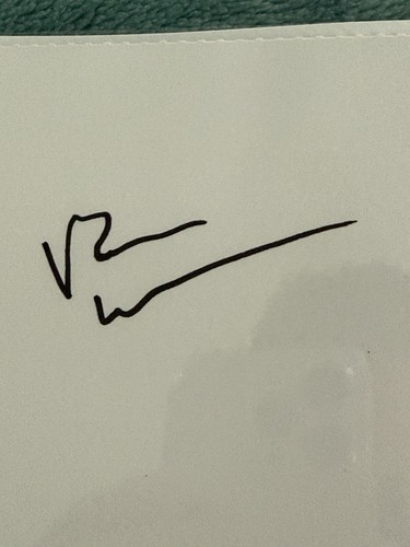 Brian wilson hand - signed, book