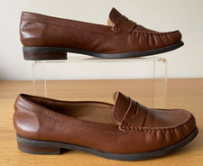 Jones Bootmaker Brown Leather ‘Gemma’ Loafers EU 41 UK 8