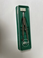 vintage Kern Swiss draftsman's set technical drawing instruments compass 11083