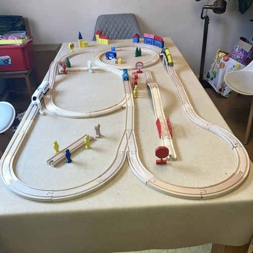Wooden train track set chad - wooden,