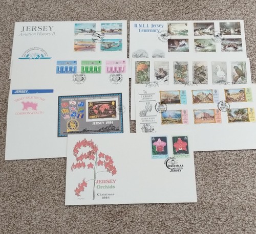 Jersey collection of fdcs - collection,