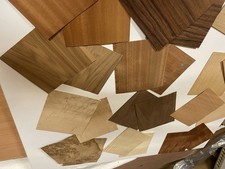 Wood veneer mixed pack. Set of