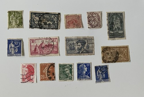 French stamps used various - stamps,
