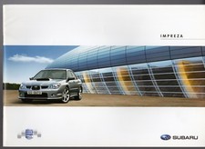 Subaru Impreza 2006-2007 UK Market Sales Brochure 1.5R, 2.0 RX & 2.0 WRX