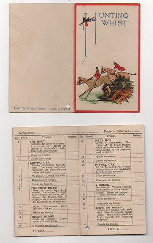 Single hunting whist - single,