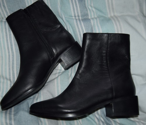 Marks spencer black leather - marks,