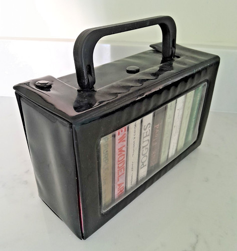 Vintage cassette tape case - tape,