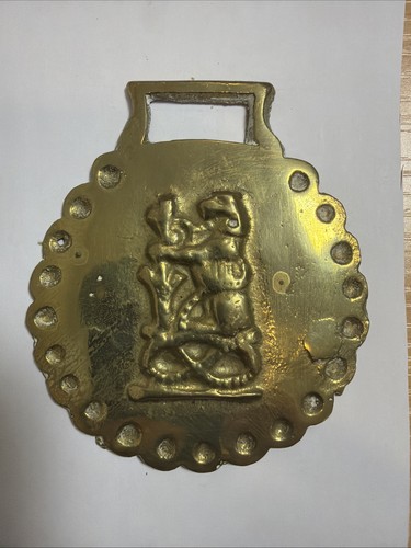 Horse brass warwick - horse, bear