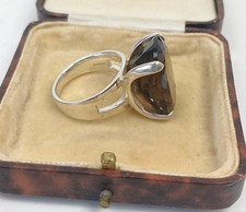 Huge .925 Sterling Silver Oval