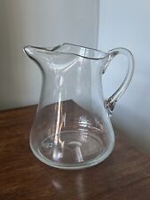 VINTAGE clear glass jug