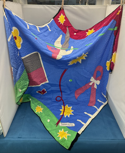 Tiffany silk scarf - &,