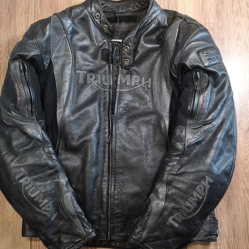 Triumph leather motorcycle - triumph,