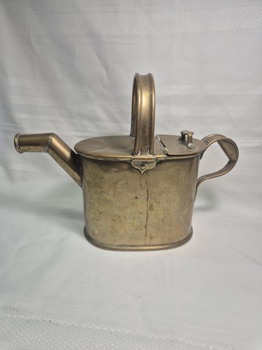 Antique brass watering - watering, can.