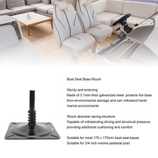 Boat Seat Base Mount Zinc
