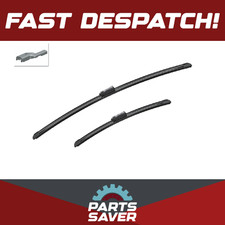 2x Wiper Blades (Pair) Flat / Aero type fits PEUGEOT 208 CR, GTi, Mk1 Front Set