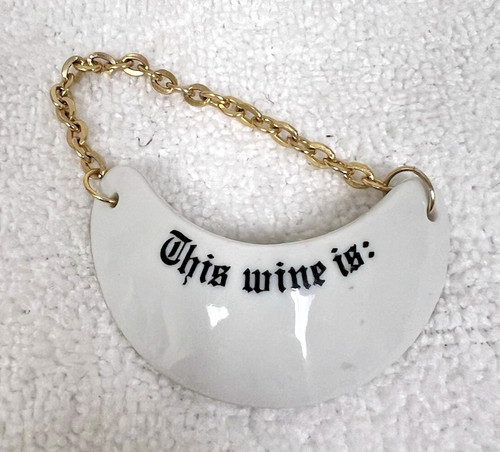 Vintage crescent shaped white - crescent,
