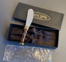 Hand Crafted, steel and copper letter opener, Unused Boxed