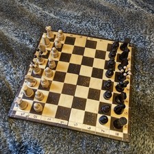 VINTAGE ENGRAVED WOODEN FOLDED