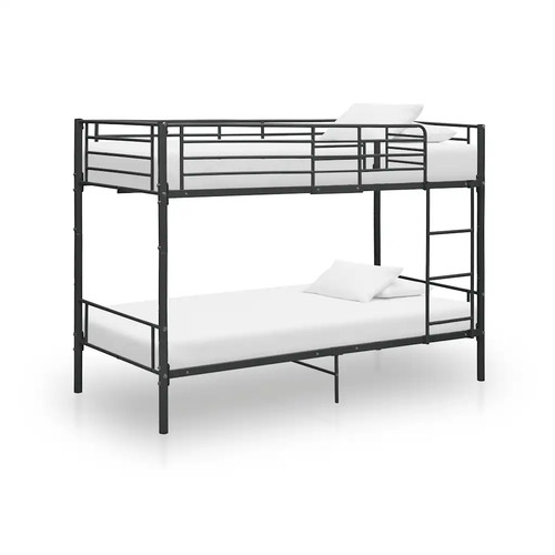 Walplus black metal bunk bed - bunk,