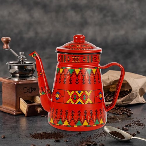 Enamel coffee pot - enamel, vintage