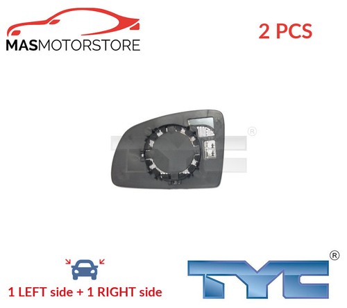 Rear view mirror glass pair - view,