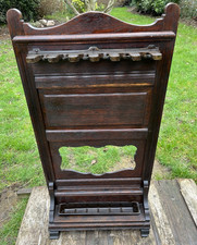 Edwardian snooker cue stand - edwardian,