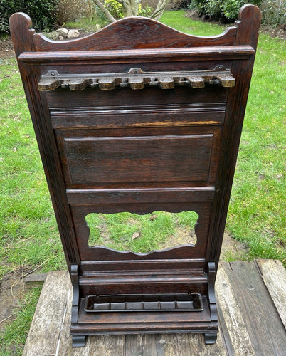 Edwardian snooker cue - edwardian, stand