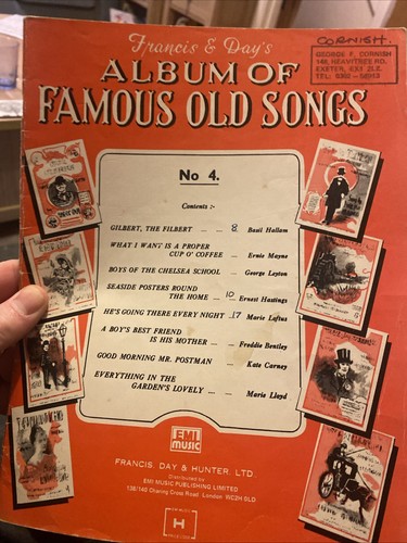 Album famous old songs 4 - of, no