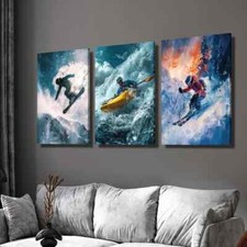 3pcs Skiing and Kayaking