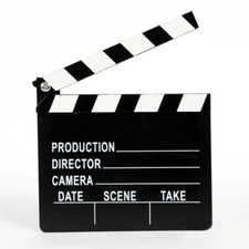 Movie Night Clapperboard Filmmaking Slate Hollywood Birthday Party Props x1