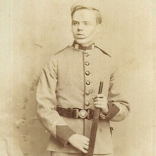 Cabinet Card Photo Soldier