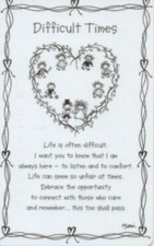 WALLET CARDS.  Sentiment