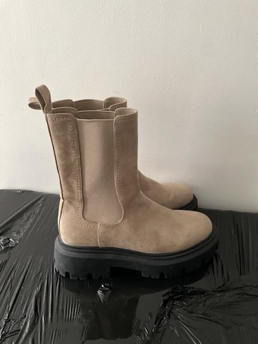 Chunky sole faux suede - chunky,