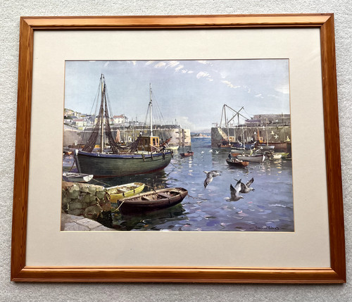 Vintage framed print vernon - vintage,