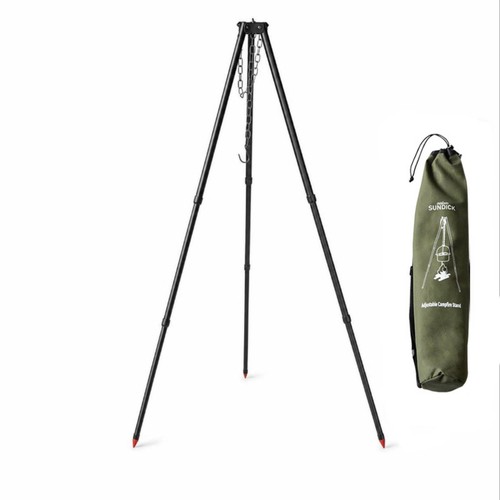 Camping tripod with - tripod, chain