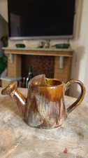 Vintage studio pottery watering can,Mary priddoe river dart pottery 1960's